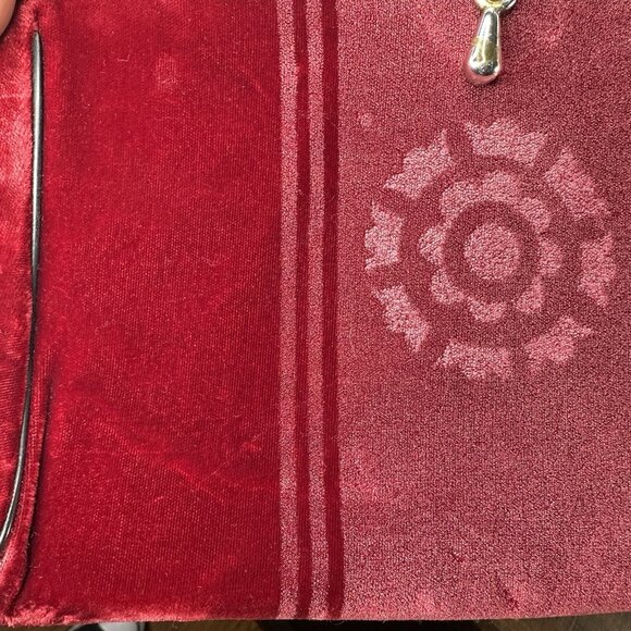 Vintage Doctor Handbag Purse Red Bevilacqua Velvet - Picture 10 of 10